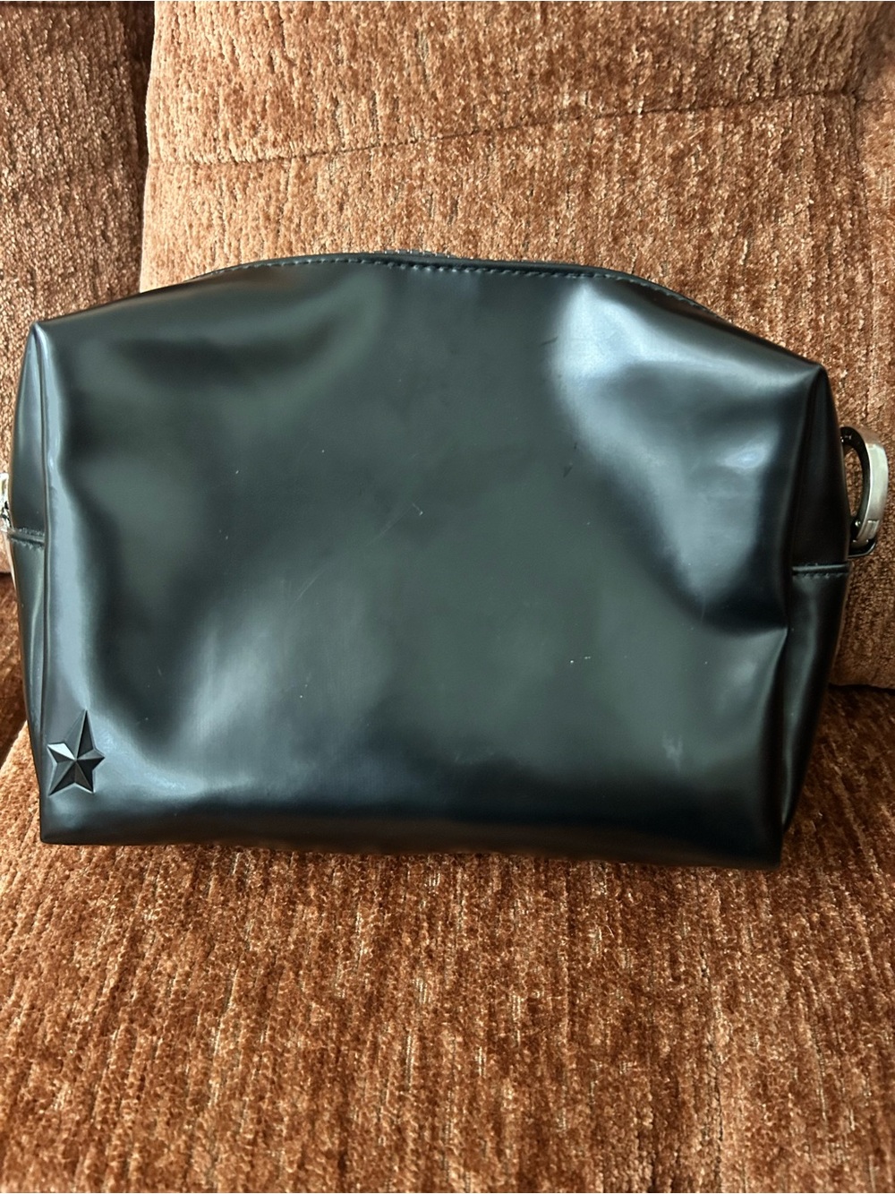 Thierry Mugler Black Men’s Toiletry Pouch with Star Detail